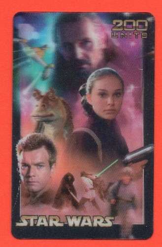 Scheda telefonica star wars - scheda,