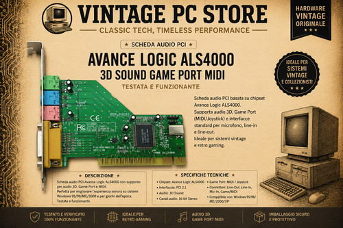 Scheda audio pci avance - audio, logic