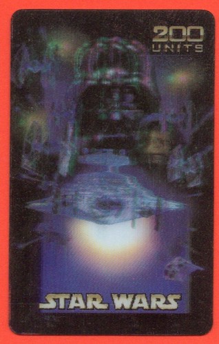 Scheda telefonica star wars - scheda,